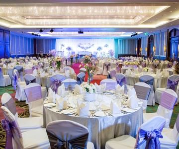 A wedding at Grand Ballroom in Chatrium Hotel Royal Lake