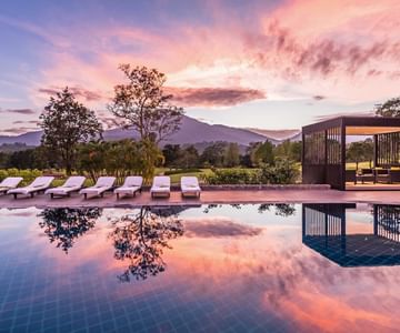 Outdoor pool at Chatrium Golf Resort Soi Dao Chanthaburi