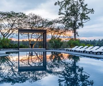 Outdoor pool at Chatrium Golf Resort Soi Dao Chanthaburi