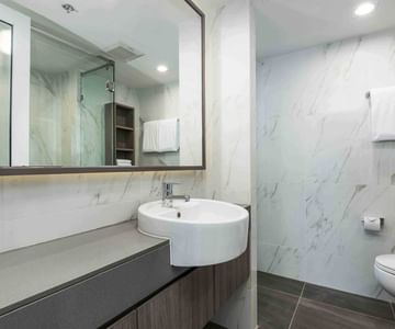 Bathroom in a Residence at Maitria Residence Rama 9 Bangkok