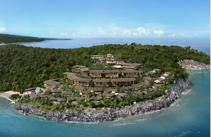 Aerial view of Chatrium Grand Samui near Chatrium Hospitality